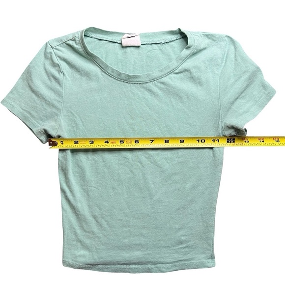 Destined Mint Green Cropped Tee – Size XS - Picture 3 of 4